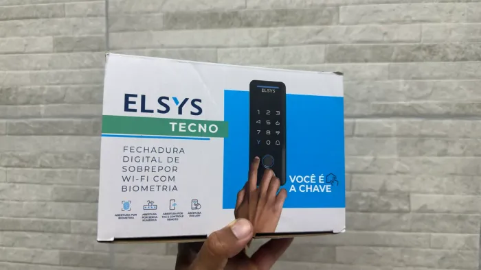 Fechadura tecno Elsys com digital