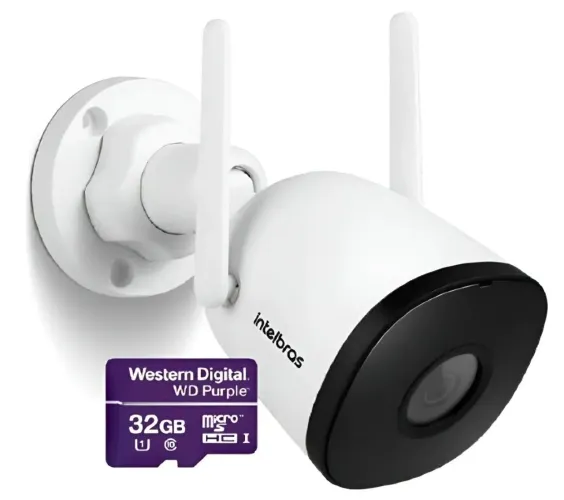 Câmera Wi-Fi intelbras im5 com áudio.