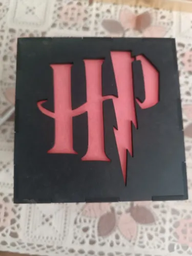 Luminária em cubo MDF