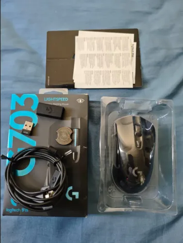Mouse Gamer Sem Fio Logitech G703 LIGHTSPEED com RGB LIGHTSYNC