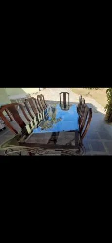 Mesa de jantar + 8 cadeiras