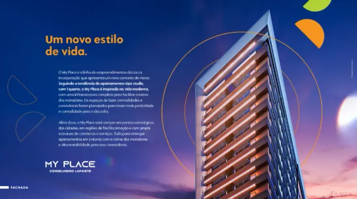 Studio My Place Conselheiro Lafaiete | Entrada + Parcelas
