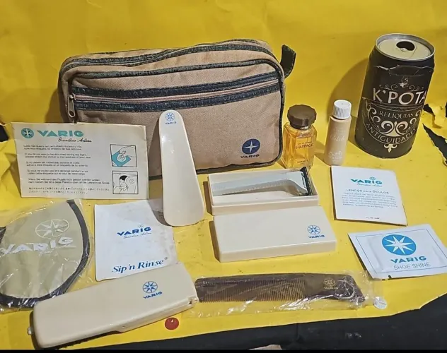 acessórios da antiga Viação da VARIG