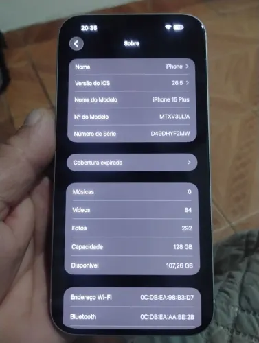 iPhone 15 plus todo original novíssimo enorme