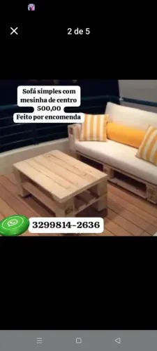 Móveis planejados de palete