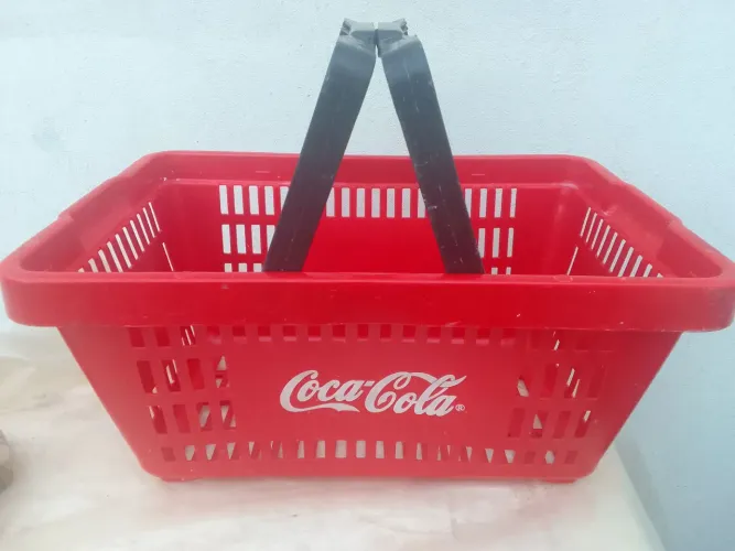 Cesta de Compra Coca-Cola anos 90/200 ótimo estado