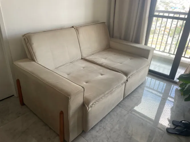Sofá sem caixa reclinável 