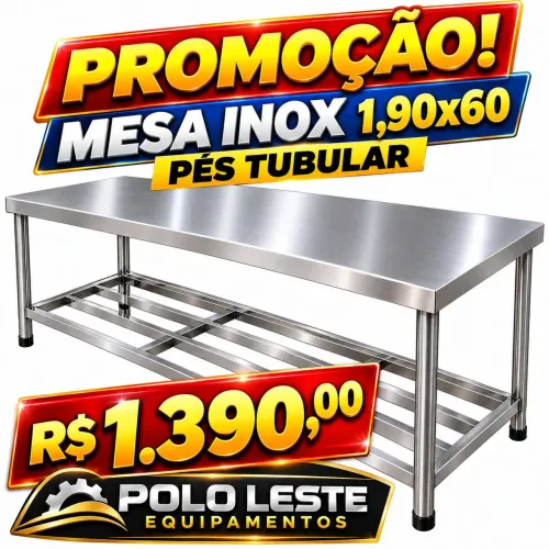 Bancada aço inox 