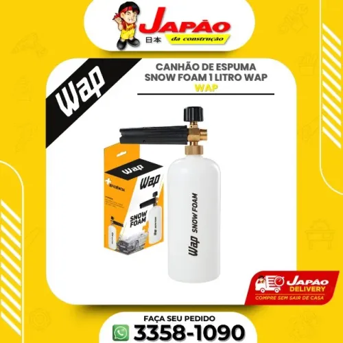 Canhão De Espuma Snow Foam 1 Litro Wap Oferta Por Tempo Limitado
