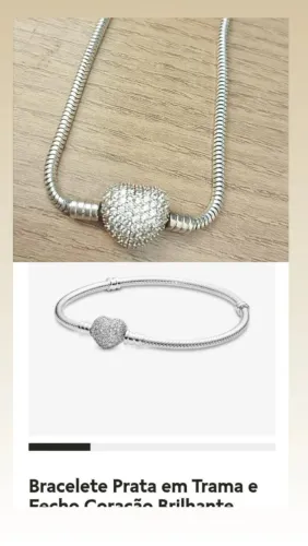 Bracelete pandora , faço até 400 valor na loja 700