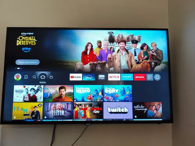 TV Samsung 48'' Full HD + Fire TV Stick - Completa funcionando perfeitamente 
