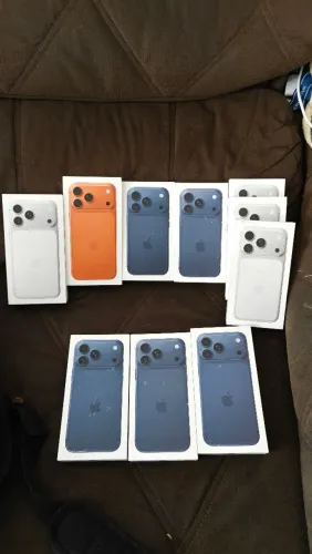 IPhone 17 pro 256gb azul e prata