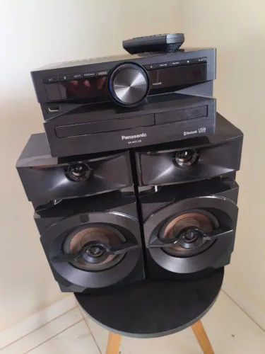Mini System Panasonic Usb,Cd,Pendrive,Mp3 e Bluetooth