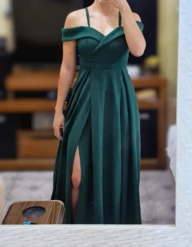 Lindo vestido verde para festas, casamento, formaturas,