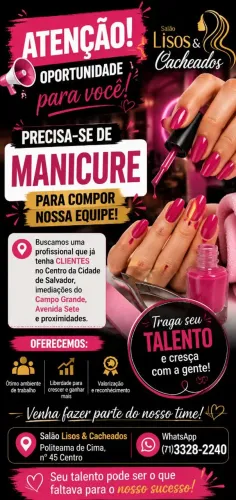 Precisa-se de manicure