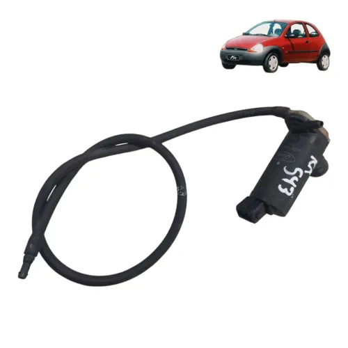 Bomba Lavador Esguicho Agua Parabrisa Ford Ka 1996 2006 Preto 12v