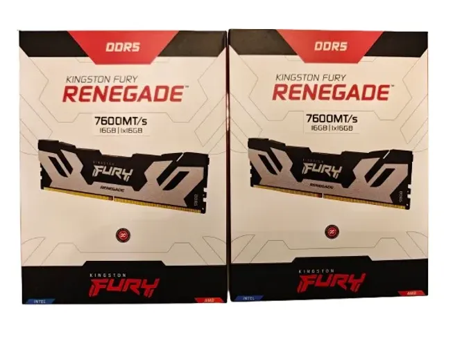 Memória Kingston Fury Renegade Ddr5 7600 Mhz 32gb (2x16gb)