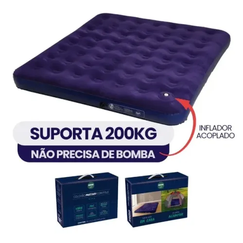 Colchão Multiuso King com Fole