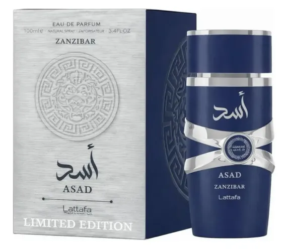 Perfume Masculino, Importado, Original, Novo e Lacrado Lattafa Asad Zanzibar 100ml EDP
