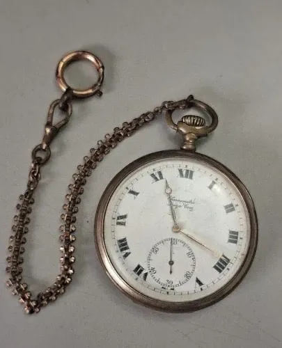 Antigo Relógio de bolso marca Chronometre - belíssimo