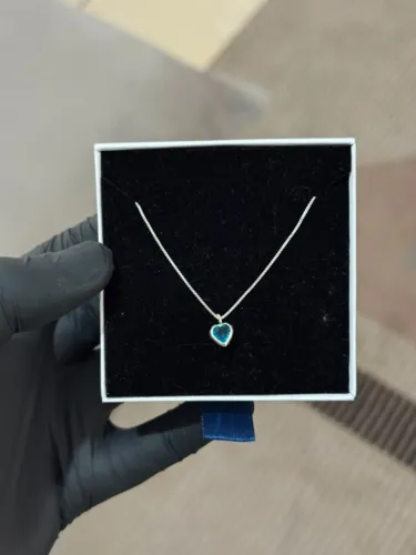 Colar Ponto de luz Coração PRATA 925