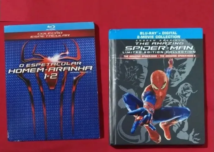 Bluray Digibook Espetacular Homem Aranha 1 E 2 (2d E 3d)