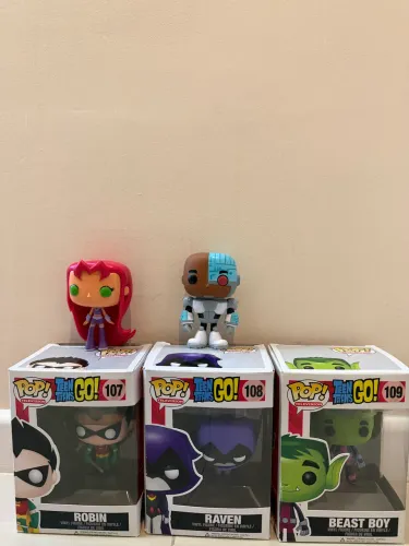 Set Funko pop Teen Titans