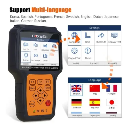 Scanner Automotivo Nt650elite Full Scaner