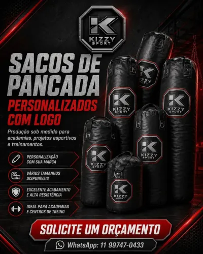 Sacos de Pancada Personalizados | Kizzysport