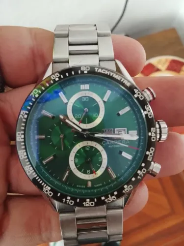 TAG Heuer carrera automático 36mm, aço para sair hoje valor não negociável 