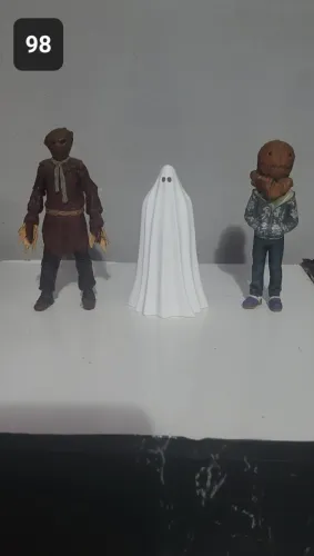 3 bonecos trick halloween Espantalho fantasma abóbora terror action figure 