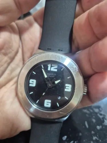 Relógio SWATCH IRONY NABAB BLACK SCEPTRE YNS400 - ÓTIMO ESTADO