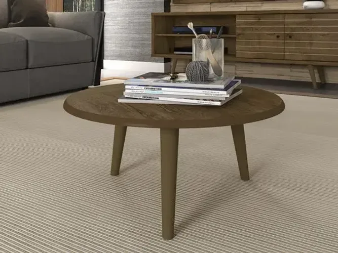 MESA DE CENTRO - MADEIRA RUSTICA = RETIRE HOJE MESMO