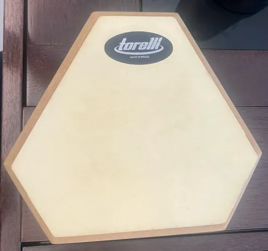 Pad de Estudo para Bateristas 9?  Com Simulador De Caixa Ta556 Torelli