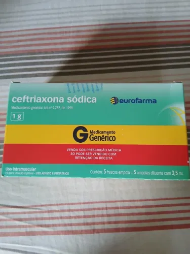 ceftriaxona sódica