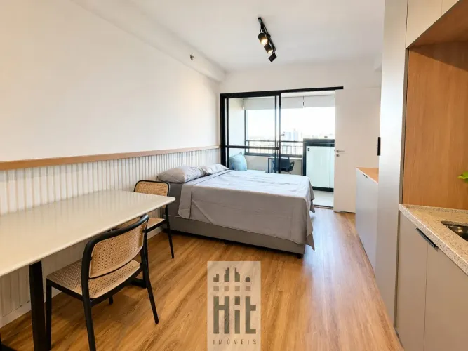 Studio mobiliado com vista panorâmica ao lado do metrô Sacomã em São Paulo-SP! Aproveite a