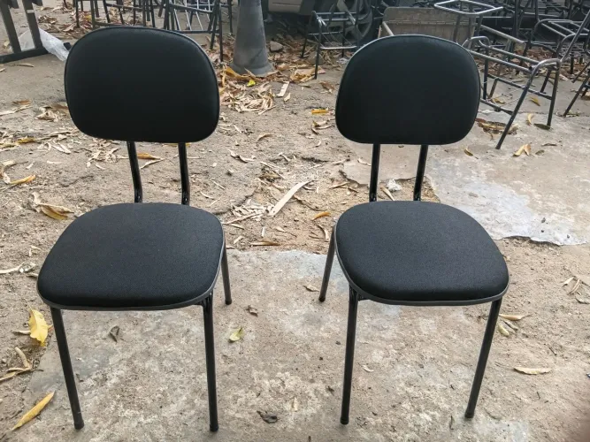 Cadeiras pelezinho fixa preto ou azul