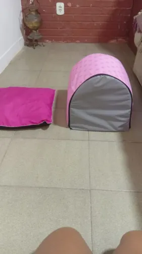 casinha iglu com almofada