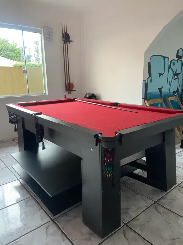 Mesa de sinuca + ping pong