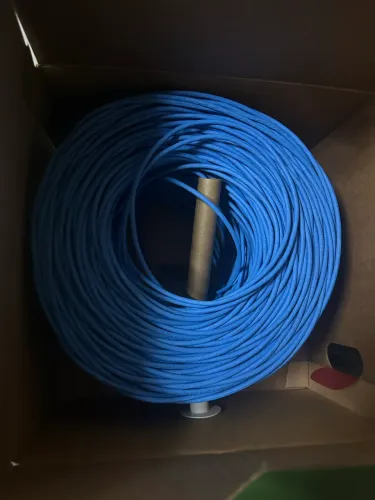Cabo de Rede LanDutti Cat6 LSZH Azul - Novo na Caixa