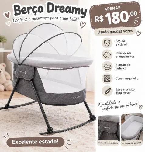 berço Moisés 