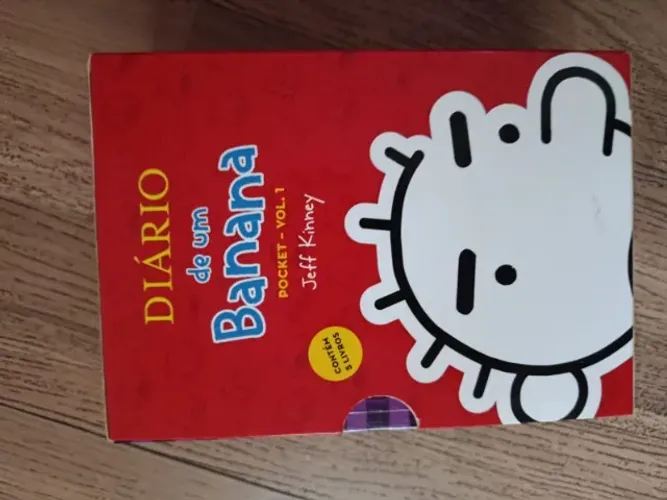 Kit 5 livros diário de um banana volumes 1,2,3,4,5.