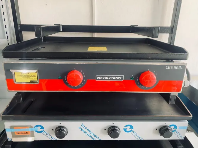 NZ. Chapa bifeteira elétrica 80 cm METALCUBAS diversos tamanhos 