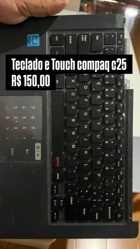 Teclado e touch pad notebook compaq cq25