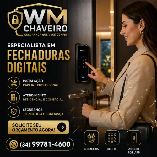 Instalação de Fechaduras Digitais (Maçaneta & Sobrepor)