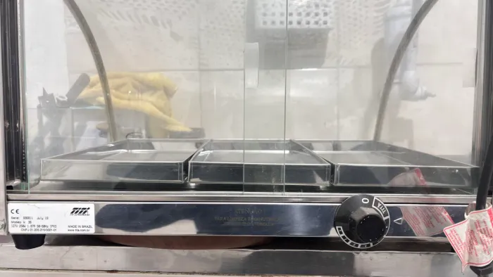 Estufa 3 bandejas 127v para salgados nova. 