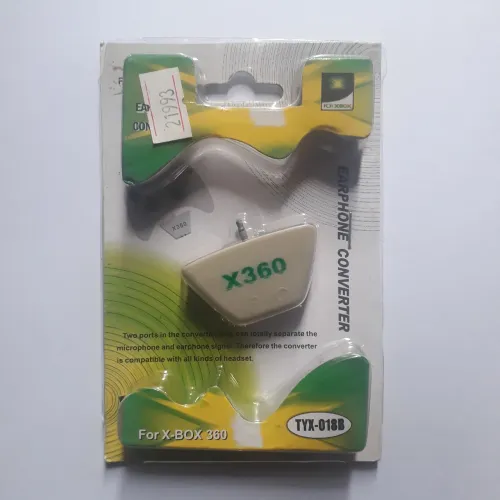 Adapatador Fone de Ouvido Xbox 360