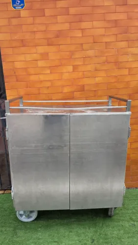 Armário inox 304 bancada 