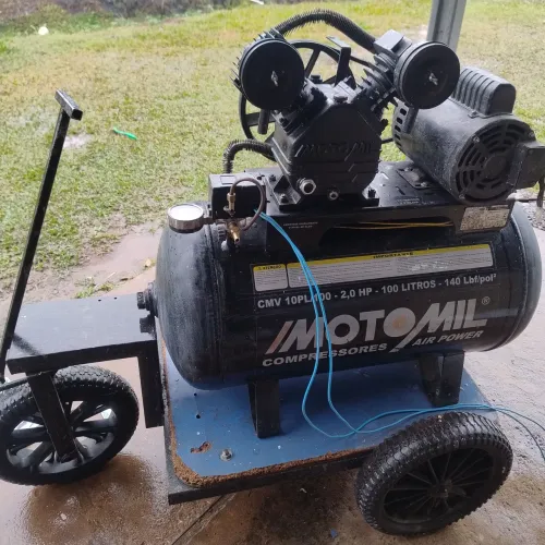 Compressor MotoMiL 100lt 2hp 110v 220v