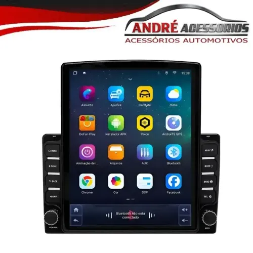 Multimídia Modelo Tesla 9'? Polegadas Prime Android 4-64 Com Carplay